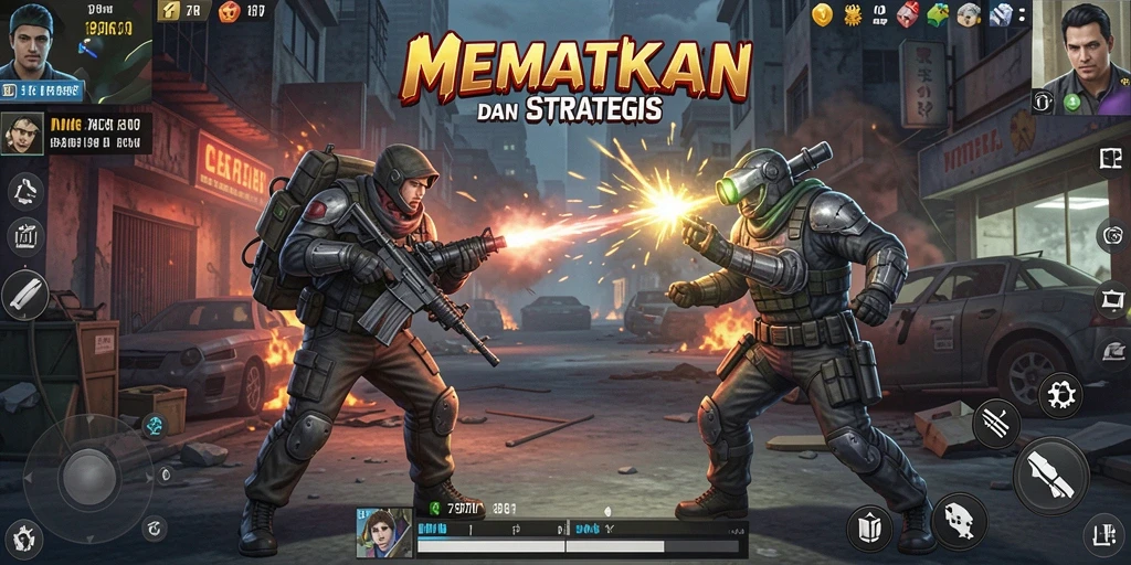 Tangkapan layar menunjukkan aksi pertarungan epik dalam 797K.
