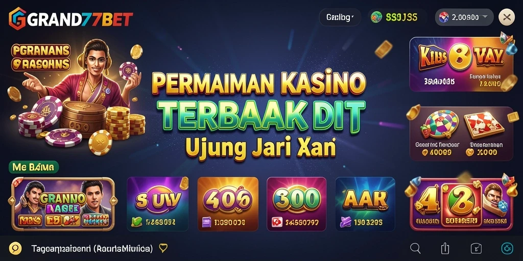 Tampilan gameplay menarik dari GRAND77BET dalam aksi kasino.