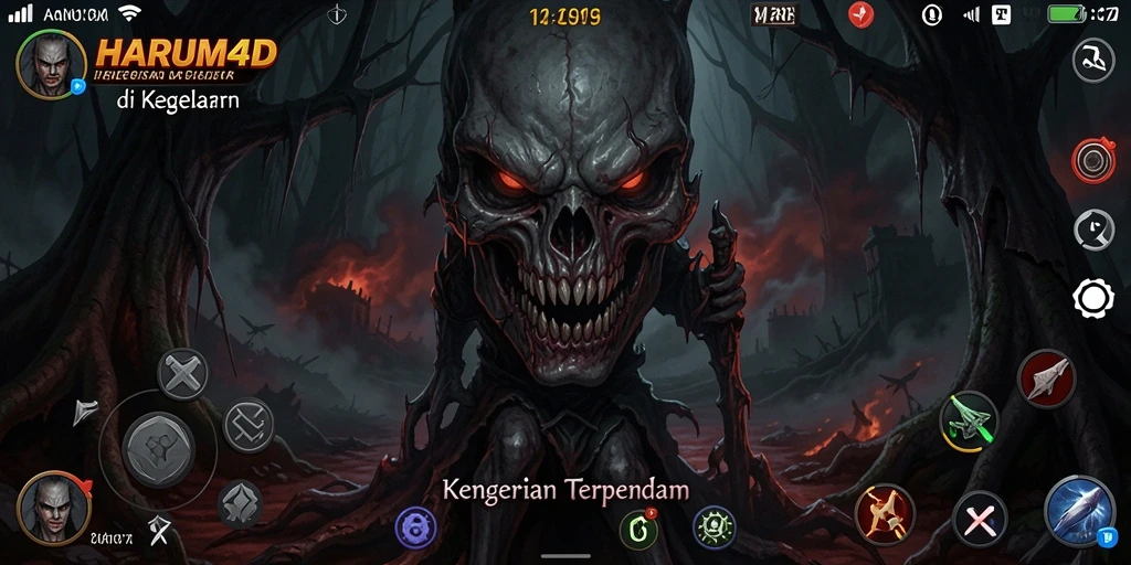 Screenshot <strong>HARUM4D</strong> menunjukkan adegan mendebarkan dari gameplay Horror.
