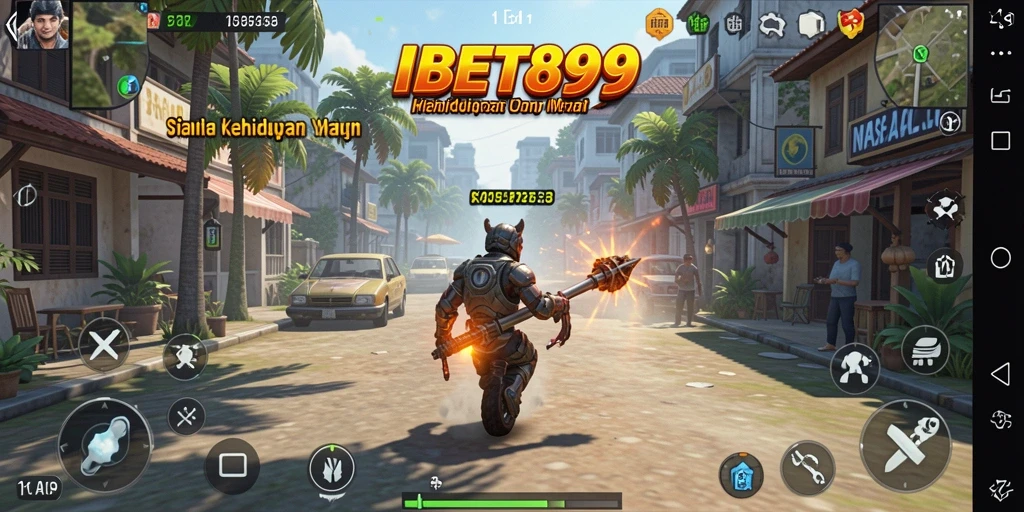 Tampilan gameplay IBET899 dengan interaksi karakter yang menarik.