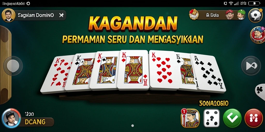 Tampilan gameplay KAGANDAN dengan pemain yang bersaing sengit.