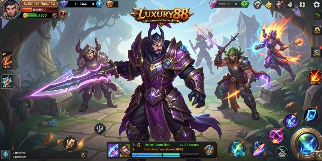 Screenshot gameplay LUXURY88 dengan aksi seru dan grafis yang memukau.