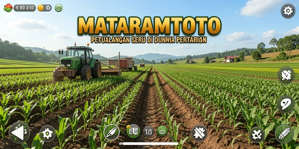 Tangkapan layar permainan MATARAMTOTO dengan aktivitas bertani yang seru.