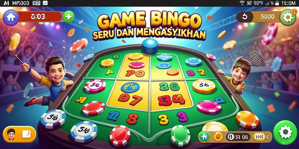 Tampilan menarik dari gameplay Bingo MPO303 yang seru.
