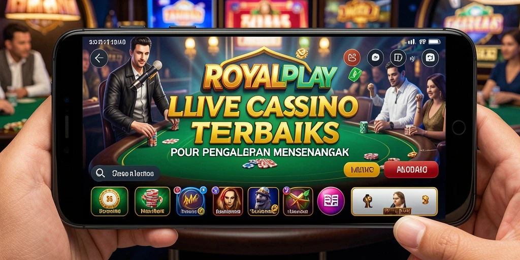 Tampilan gameplay Live Casino yang mendebarkan di ROYALPLAY.