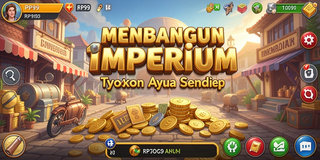 Tangkapan layar gameplay RP99 menunjukkan aksi seru dalam membangun bisnis.