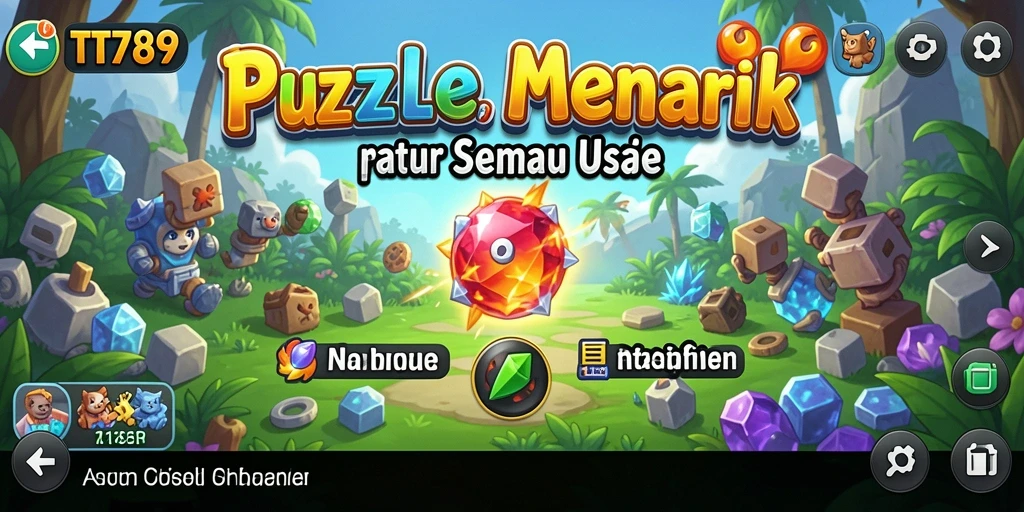 Tampilan gameplay menarik dari TT789 dengan tantangan Puzzle.