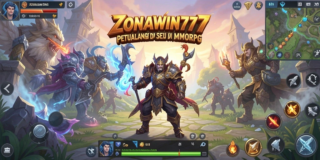Tampilan gameplay seru dan menantang di ZONAWIN777 yang mengundang pemain.
