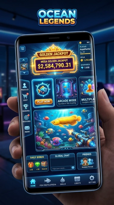 Tampilan antarmuka gamerp yang intuitif dan mudah dinavigasi.